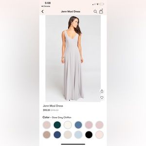 Show Me Your Mumu - Jenn - Dove Grey - Size Medium